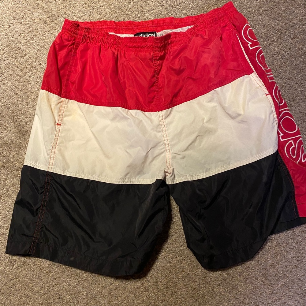 Vintage Adidas Three Stripe Shorts